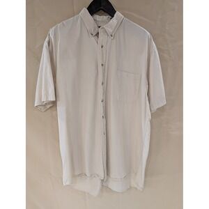 RedHead XL‎ Button Up Shirt Barn Turkey Scene Embroidered Short Sleeve